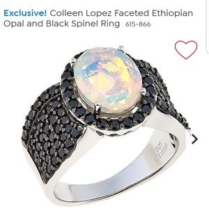 Price DROP! 🔥opal and black spinel in sterling